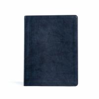 CSB Verse-by-Verse Reference Bible, Navy LeatherTouch 1087782708 Book Cover