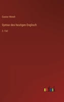 Syntax des heutigen Englisch: 2. Teil 336828276X Book Cover