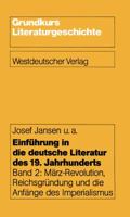 Einfuhrung in Die Deutsche Literatur Des 19. Jahrhunderts: Restaurationszeit (1815 1848) 3531115316 Book Cover