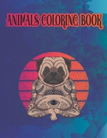 Animals coloring book: Wildlife animal coloring Book, Forest wildlife coloring book, Animals coloring book for kids great gift for boys, Animals coloring book for kids ages 4-9 years, national geograp B08T5WGJ2L Book Cover
