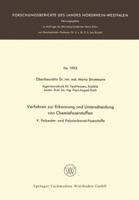 Verfahren Zur Erkennung Und Unterscheidung Von Chemiefaserstoffen: V: Polyester- Und Polycarbonat-Faserstoffe 3663066967 Book Cover