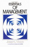 Essentials of Management 0132863375 Book Cover