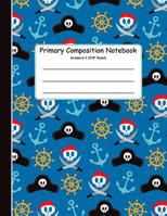 Primary Composition Notebook: Primary Composition Books K-2. Picture Space And Dashed Midline, Primary Composition Notebook, Composition Notebook for Kindergarten, Composition Notebook 1080531327 Book Cover