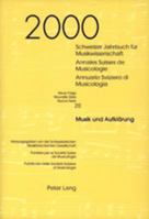 Musik Und Aufklaerung (Schweizer Jahrbuch Fur Musikwissenschaft) 3906766608 Book Cover