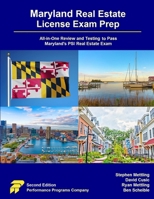 Maryland Real Estate License Exam Prep : All-In-One Review and Testing to Pass Maryland's PSI Real Estate Exam 1965482198 Book Cover