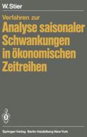 Verfahren Zur Analyse Saisonaler Schwankungen in Okonomischen Zeitreihen 3540103406 Book Cover