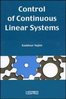 Control of Continuous Linear Systems 1905209126 Book Cover