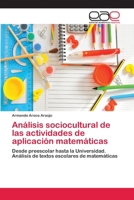 Análisis sociocultural de las actividades de aplicación matemáticas 3659074438 Book Cover