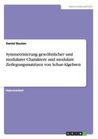 Symmetrisierung gewöhnlicher und modularer Charaktere und modulare Zerlegungsmatrizen von Schur-Algebren 3640711564 Book Cover