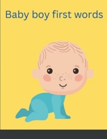 Baby boy first words 1471632792 Book Cover