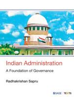 Indian Administration: A Foundation of Governance 9352807235 Book Cover