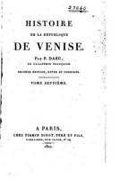 Histoire de La Ra(c)Publique de Venise. Tome 7 (A0/00d.1821) 1142010570 Book Cover