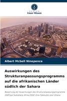 Auswirkungen des Strukturanpassungsprogramms auf die afrikanischen Länder südlich der Sahara 6204070444 Book Cover