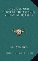 Die Staats- und Kirchenlehre (German Edition) 3742847295 Book Cover