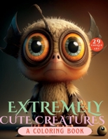 Extremely Cute Creatures: A Coloring Book B0BW2X99R9 Book Cover
