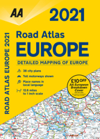 Road Atlas Europe 2021 0749582472 Book Cover