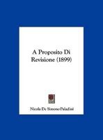 A Proposito Di Revisione 1160279063 Book Cover