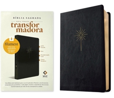 Bíblia Sagrada NVT Slim Letra Grande com Filament (LeatherLike, Black) 6559883418 Book Cover