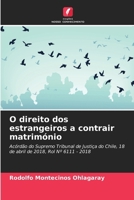 O direito dos estrangeiros a contrair matrimónio (Portuguese Edition) 6206958515 Book Cover