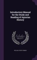 Introductory Manual for the Study and Reading of Agrarian History 1022009745 Book Cover