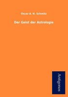 Der Geist der Astrologie 3847236423 Book Cover