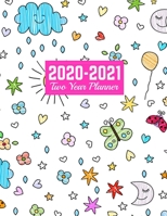 2020-2021 Two Year Planner: Simple Calendar Year Vision Planner (January 2020 - December 2021) - Monthly and Weekly Schedule Organizer and Journal | Art Cover 00023188 1712852949 Book Cover