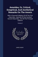 Aeneidea: Or Critical, Exegetical, and Aesthetical Remarks on the Aeneis (Cambridge Library Collection - Classics) 9353927226 Book Cover