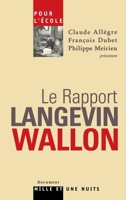 Pour l'Ecole Le Rapport Langevin Wallon 2842058143 Book Cover