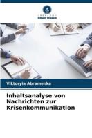 Inhaltsanalyse von Nachrichten zur Krisenkommunikation (German Edition) 6209379419 Book Cover