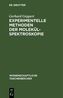 Experimentelle Methoden Der Molekülspektroskopie 3112568311 Book Cover