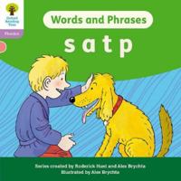 Oxford Reading Tree: Floppy's Phonics Decoding Practice: Oxford Level 1+: Words and Phrases: s a t p 1382030339 Book Cover