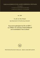 Dauerschwingfestigkeit Bei 20 Und 500 C Von Stahlen Mit Niedrigem Kohlenstoffgehalt Und Verschiedenen Titan-Zusatzen 3663062392 Book Cover