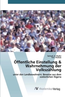 Öffentliche Einstellung & Wahrnehmung der Volkszählung 6202227354 Book Cover