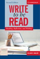 Write to be Read Student's Book: Reading, Reflection, and Writing 052144991X Book Cover