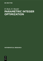 Parametric Integer Optimization 3112472659 Book Cover