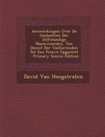 Aenmerkingen Over de Geslachten Der Zelfstandige Naemwoorden, Ten Dienst Der Taellievenden Tot Een Proeve Opgestelt 1289413355 Book Cover