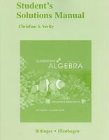 Student Solutions Manual for Elementary Algebra: Concepts and Applications 0321567331 Book Cover