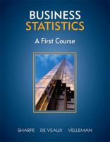 Business Statistics. A First Course 0321426584 Book Cover