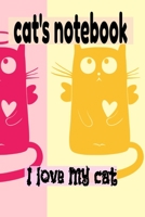 cat's Notebook journal : Composition Notebook for cats lovers: Cute cats Wide Ruled Paper Notebook Journal | Nifty Baby Pink cats Wide Blank Lined ... for Home School College for Writing Notes 1678598011 Book Cover