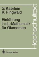 Einfuhrung in Die Mathematik Fur Okonomen 3540182624 Book Cover