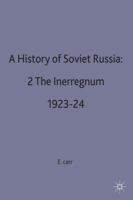 The Interregnum 1923-24 B000O8R9NE Book Cover