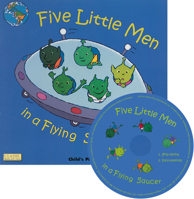 Five Little Men in a Flying Saucer (Classic Books With Holes) 1904550584 Book Cover