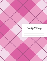 Daily Diary: Blank 2020 Journal Entry Writing Paper for Each Day of the Year | Gingham Purple Pink Checkered Plaid Tartan | January - December | 366 ... Your Life, Set Goals & Get Things Done 1676685480 Book Cover