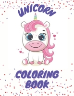 Unicorn Coloring Book: For Kids Ages 4-9/ drawing for young kids B08R7ZP6J1 Book Cover