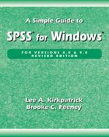 A Simple Guide to Spss for Windows: Versions 8.0 and 9.0 053450664X Book Cover