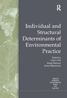 Individual and Structural Determinants of Environmental Practice 1138264199 Book Cover