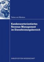 Kundenwertorientiertes Revenue Management Im Dienstleistungsbereich 383491598X Book Cover