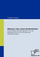 Bildung in Den Neuen Bundesl Ndern 3836666219 Book Cover
