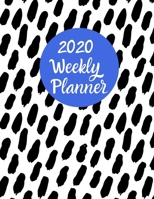 2020 Weekly Planner: An Organizer for Busy Women in Blue and White 1670365514 Book Cover