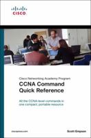 CCNA Command Quick Reference (Cisco Networking Academy Program) (Cisco Networking Academy Program) 1587131595 Book Cover